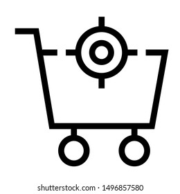 seo marketing thin line vector icon