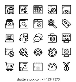 SEO and Marketing Vector Icons 1