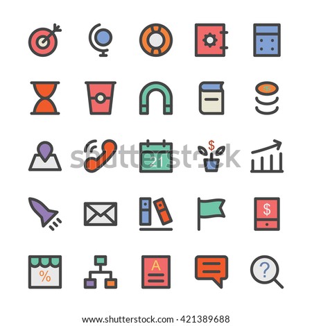 SEO and Marketing Vector Icons 2