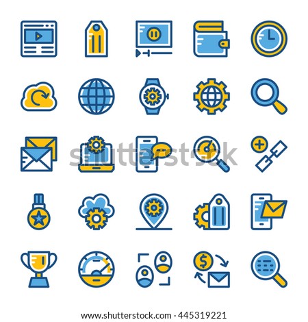SEO and Marketing Vector Icons 2