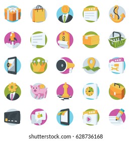 SEO and Marketing Vector Icons 