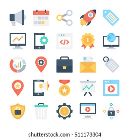 SEO and Marketing Vector Icons 3