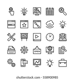 Seo and Marketing Vector Icons 3