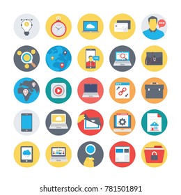 
SEO and Marketing Vector Icons 3
