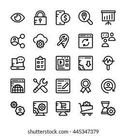 SEO and Marketing Vector Icons 4