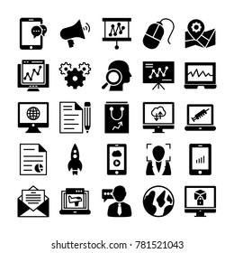 
SEO and Marketing Vector Icons 4
