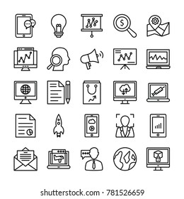 
SEO and Marketing Vector Icons 4
