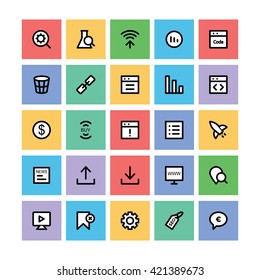 SEO and Marketing Vector Icons 5