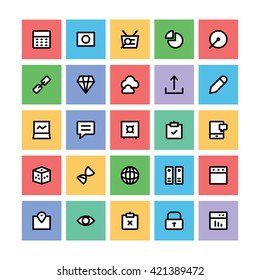 SEO and Marketing Vector Icons 6