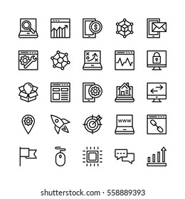 Seo and Marketing Vector Icons 6