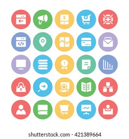 SEO and Marketing Vector Icons 7