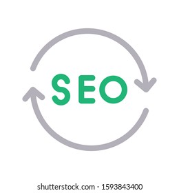 SEO marvector color line icon 
