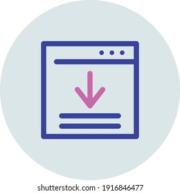 SEO media icon for website and application needs