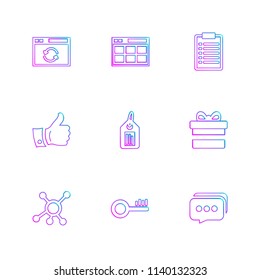 seo  money  internet  bugs  network  sheild  lock  message  note  dollar  monitor  computer icon vector design  flat  collection style creative  icons