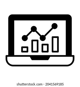 seo monitoring black filled line design, SEO and web flat design for mobile concepts and web apps. Collection of modern infographic logo and pictogram.