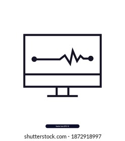 SEO Monitoring vector icon, SEO Monitoring Vector illustration