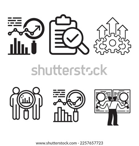 SEO multi color logo with magnifying glass and arrow.Happy woman stand on SEO top ranking dock. Google search screen with magnifier .. Marketing social media concept. Strategy and Planing website.
