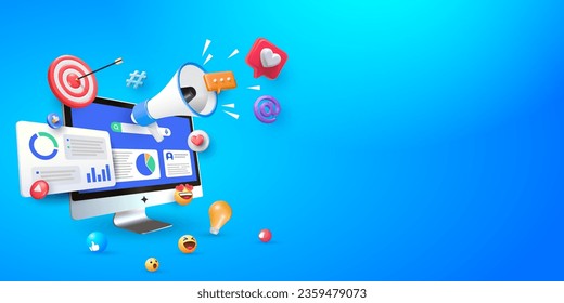 Seo optimization Digital marketing Illustrations design