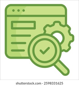 Seo Optimization Icon Element For Design