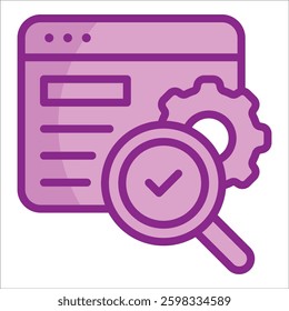 Seo Optimization Icon Element For Design