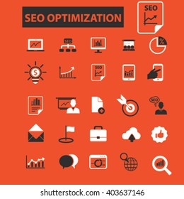 seo optimization icons
