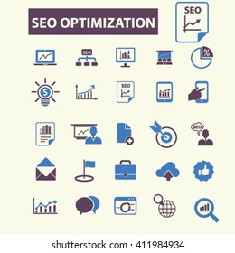 seo optimization icons
