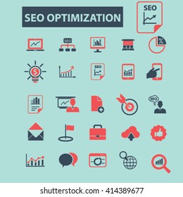 seo optimization icons
