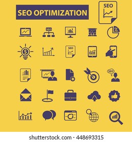 seo optimization icons