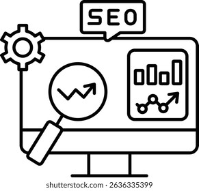  SEO Optimization   illustration with isolated background