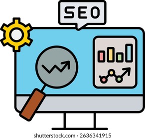     SEO Optimization illustration with isolated background