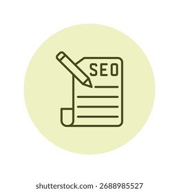 SEO Otimization pentaglow, vetor, pixel perfect, arquivo ilustrador 