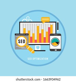 SEO optimization, programming process concepts