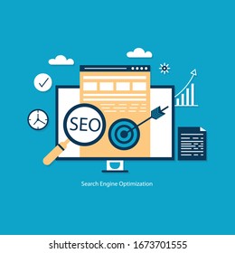 SEO optimization, programming process and web analytics elements