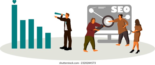 SEO Optimization - Team analyzes and optimizes - Marketing strategy - Numbers and KPI