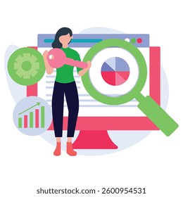 seo optimization Vector Illustration Which can easily modify or edit

