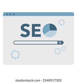 SEO optimized pages business concept
