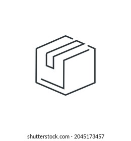 Icono de paquetes Seo, icono de paquetes SEO vectoriales, ilustración vectorial