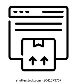 seo packaging outline design, SEO and web flat design for mobile concepts and web apps. Collection of modern infographic logo and pictogram.