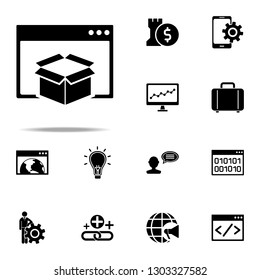 seo packet icon. Seo & Development icons universal set for web and mobile