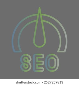 Seo Design de ícone de desempenho para uso comercial pessoal