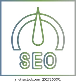 Seo Design de ícone de desempenho para uso comercial pessoal