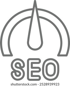 Seo Design de ícone de desempenho para uso comercial pessoal