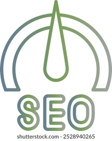 Seo Design de ícone de desempenho para uso comercial pessoal