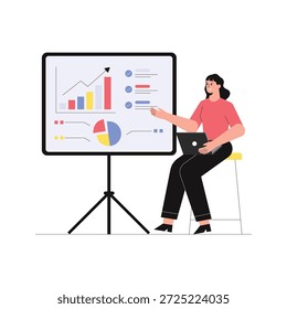 SEO Präsentation Vektorgrafik EPS 10 Datei