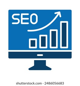 SEO Ranking Factors icon line vector illustration