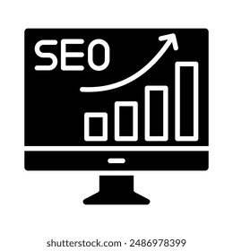 SEO Ranking Factors icon line vector illustration