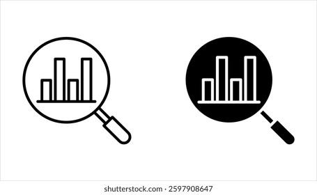 Seo related icons thin vector icon set, on a white background.