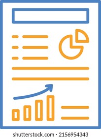 Seo Report vector icon. Can be used for printing, mobile and web applications.