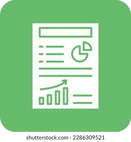 Seo Report vector icon. Can be used for printing, mobile and web applications.