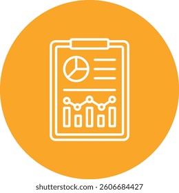 Seo Report vector icon. Can be used for printing, mobile and web applications.